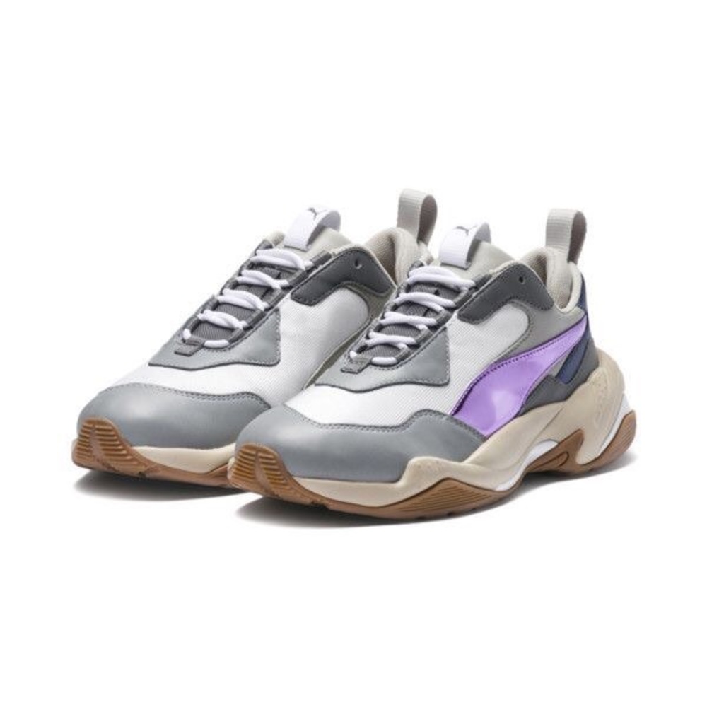 Puma thunder spectra tan purple women’s sneakers